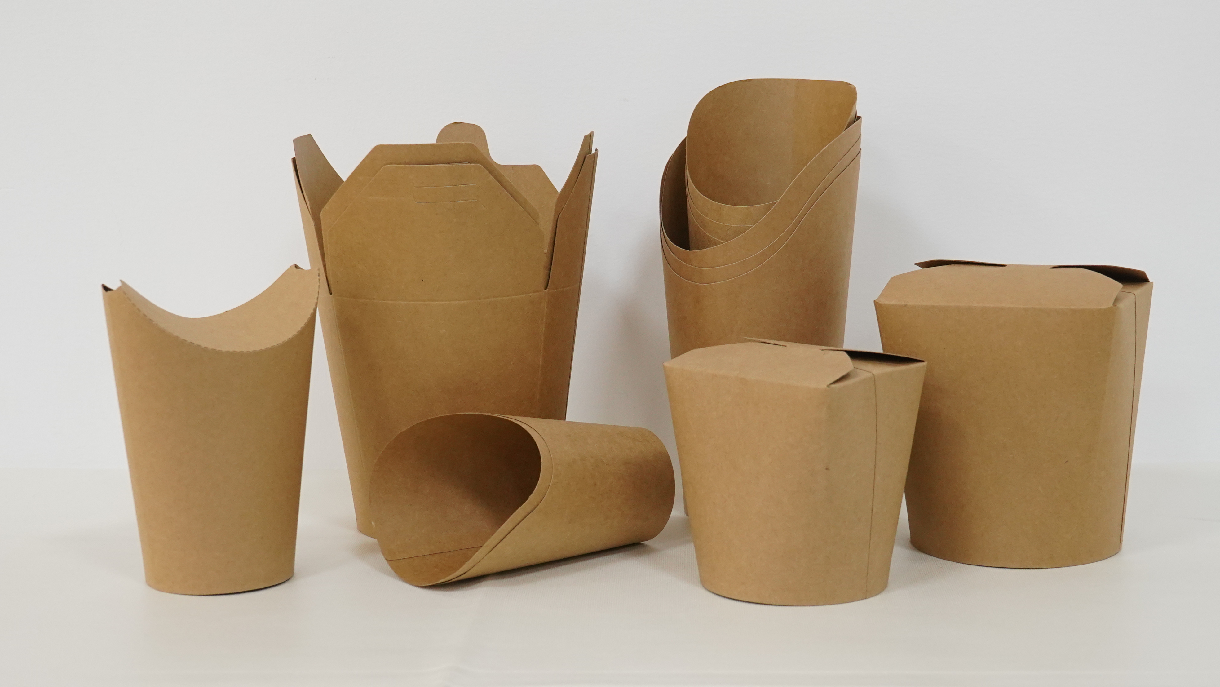Paper food containers and boxes